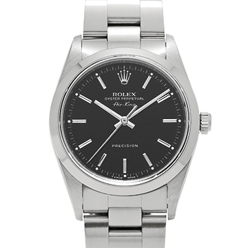 ロレックス エアキング 14000 ブラック メンズ 時計 【中古】【wristwatch】