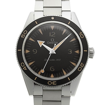 オメガ シーマスター 300 コーアクシャル マスタークロノメーター 234.30.41.21.01.001 ブラック メンズ 時計 【中古】【wristwatch】