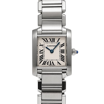 カルティエ タンクフランセーズ SM　 W51008Q3 シルバー レディース 時計 【中古】【wristwatch】