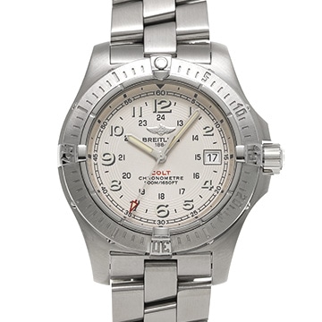 ブライトリング エアマリン コルト A748G98PRS シルバー メンズ 時計 【中古】【wristwatch】