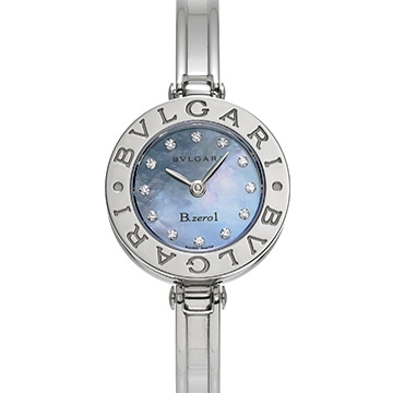 ブルガリ ビーゼロワン BZ22S ブルーシェル/ダイヤモンド レディース 時計 【中古】【wristwatch】
