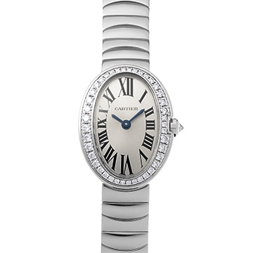 カルティエ ベニュワール ミニ WB520025 シルバー レディース 時計 【中古】【wristwatch】