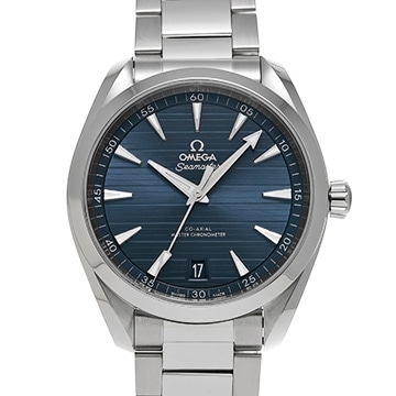 オメガ シーマスター アクアテラ コーアクシャル 220.10.41.21.03.004 ブルー メンズ 時計 【中古】【wristwatch】