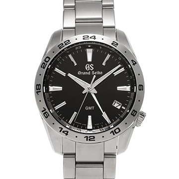 グランドセイコー スポーツコレクション クォーツ GMT SBGN027 ブラック メンズ 時計 【中古】【wristwatch】