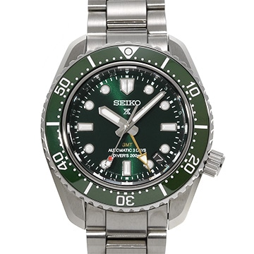 セイコー プロスペックス ダイバースキューバ 1968 メカニカルダイバーズ 現代デザイン GMT SBEJ009 グリーン メンズ 時計 【中古】【wristwatch】