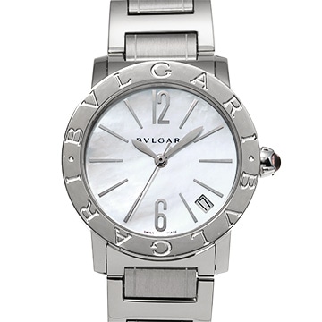 ブルガリ ブルガリブルガリ BBL33WSSD ホワイトシェル ユニセックス 時計 【中古】【wristwatch】