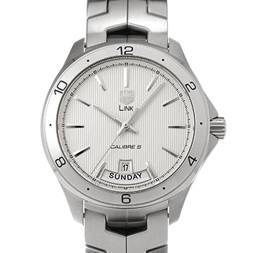 タグ ホイヤー リンク キャリバー5 デイデイト WAT2011.BA0951 シルバー メンズ 時計 【中古】【wristwatch】