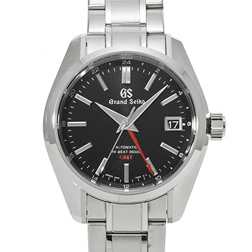 グランドセイコー ヘリテージコレクション メカニカル ハイビート36000 GMT SBGJ203 ブラック メンズ 時計 【中古】【wristwatch】