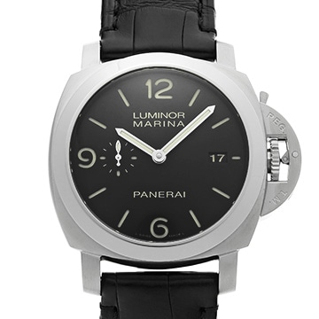 パネライ ルミノールマリーナ 1950 3デイズ アッチャイオ PAM00312 ブラック メンズ 時計 【中古】【wristwatch】