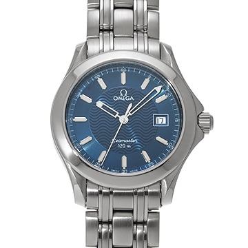 オメガ シーマスター 120 クォーツ 2511.81 ブルー メンズ 時計 【中古】【wristwatch】