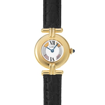 カルティエ マスト コリゼ  ヴェルメイユ SM W1006554 ホワイト レディース 時計 【中古】【wristwatch】