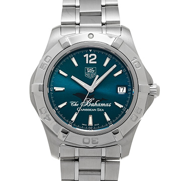 タグ ホイヤー アクアレーサー バハマ カリビアン 日本限定800本 WAF211R.BA0806 カリビアンブルー メンズ 時計 【中古】【wristwatch】