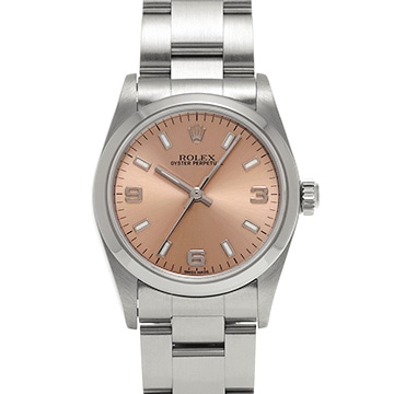 ロレックス オイスターパーペチュアル 77080 ピンク ユニセックス 時計 【中古】【wristwatch】