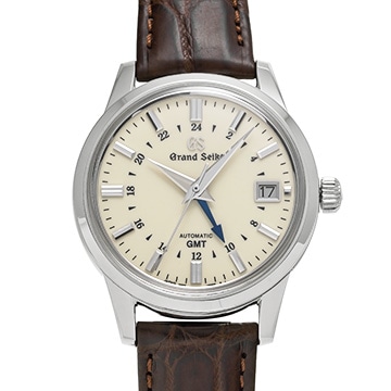 グランドセイコー ヘリテージコレクション GMT SBGM221 アイボリー メンズ 時計 【中古】【wristwatch】