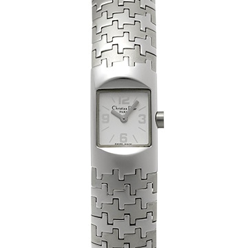 ディオール ディオリフィック D96-100 ホワイト レディース 時計 【中古】【wristwatch】