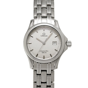 オメガ シーマスター 120 クォーツ 2571.21 ホワイト レディース 時計 【中古】【wristwatch】