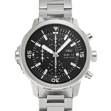 IWC アクアタイマー クロノグラフ IW376804 ブラック メンズ 時計 【中古】【wristwatch】