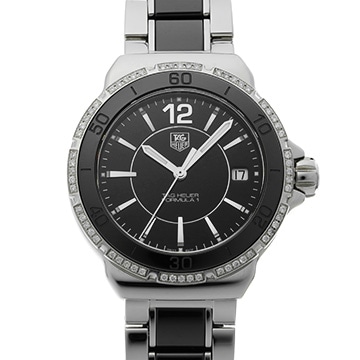 タグ ホイヤー フォーミュラ1 クォーツ WAH1212.BA0859 ブラック レディース 時計 【中古】【wristwatch】