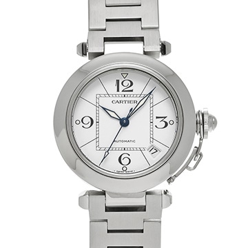 カルティエ パシャC W31074M7 ホワイト ユニセックス 時計 【中古】【wristwatch】