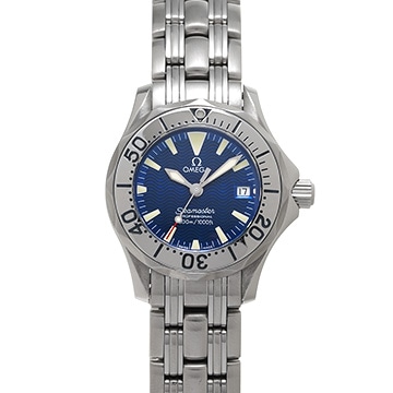 オメガ シーマスター 300 クォーツ 2285.80 ブルー レディース 時計 【中古】【wristwatch】
