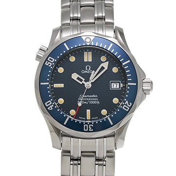 オメガ シーマスター プロフェッショナル 300 ミッドサイズ 2561.80 ブルー ユニセックス 時計 【中古】【wristwatch】