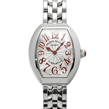 フランクミュラー トノウカーベックス ハートトゥハート 5002SQZ AC シルバー レディース 時計 【中古】【wristwatch】