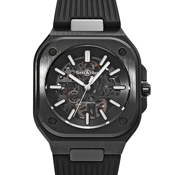 ベル＆ロス BR-05 スケルトン ブラック セラミック BR05A-BL-SK-CE/SRB スケルトン メンズ 時計 【中古】【wristwatch】