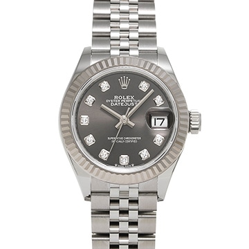 ロレックス レディ デイトジャスト 279174G ダークグレー/ダイヤモンド レディース 時計 【中古】【wristwatch】