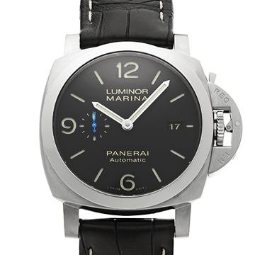 パネライ ルミノールマリーナ 1950 3デイズ アッチャイオ PAM01312 ブラック メンズ 時計 【中古】【wristwatch】