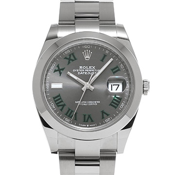 ロレックス デイトジャスト 41 126300 スレートグレー メンズ 時計 【中古】【wristwatch】