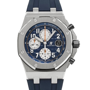 オーデマ ピゲ ロイヤルオーク オフショア クロノグラフ 26470ST.OO.A027CA.01 ブルー/シルバー メンズ 時計 【中古】【wristwatch】