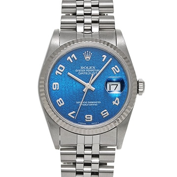 ロレックス デイトジャスト 16234 ブルーコンピュータ メンズ 時計 【中古】【wristwatch】