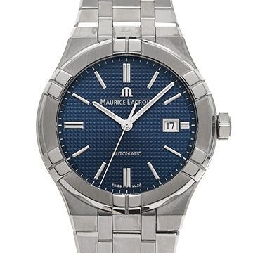 モーリス ラクロア アイコン オートマティック AI6008-SS002-430-1 ブルー メンズ 時計 【中古】【wristwatch】