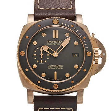 パネライ ルミノール サブマーシブル ブロンゾ PAM00968 ブラウン メンズ 時計 【中古】【wristwatch】