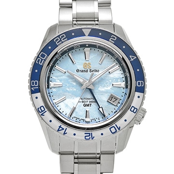グランドセイコー スポーツコレクション メカニカル ハイビート36000 GMT キャリバー9S 25th SBGJ275G ブルー メンズ 時計 【中古】【wristwatch】