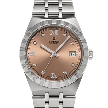 チューダー / チュードル ロイヤル 28500 サーモンピンク/ダイヤモンド メンズ 時計 【中古】【wristwatch】