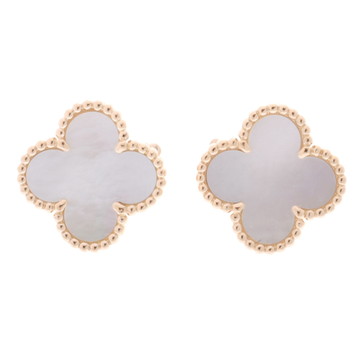 ヴァン クリーフ&アーペル ヴィンテージアルハンブラ ピアス ゴールド VCARA44100 K18イエローゴールド YG レディース ジュエリー 【中古】【jewelry】