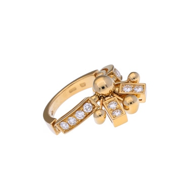 ブルガリ アストラーレ ファイヤーワークス リング ゴールド K18イエローゴールド YG レディース ジュエリー 【中古】【jewelry】