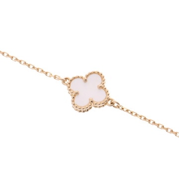 ヴァン クリーフ&アーペル スウィートアルハンブラ ブレスレット ゴールド K18イエローゴールド YG レディース ジュエリー 【中古】【jewelry】