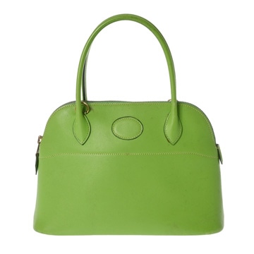エルメス ボリード 27 アップルグリーン ヴォーガリバー レディース バッグ 【中古】【bag】