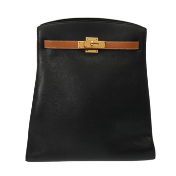 エルメス ケリー スポーツ ブラック/ゴールド ヴォーグレネ/ボックスカーフ レディース バッグ 【中古】【bag】