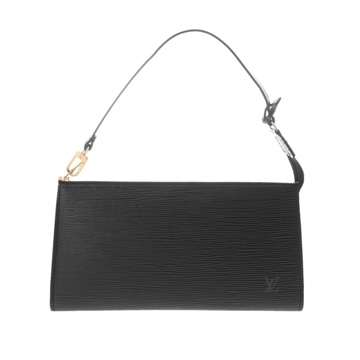 ルイ ヴィトン エピ ポシェット アクセソワール ノワール M52942 エピレザー レディース 【中古】【bag】