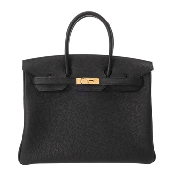 エルメス バーキン 35 ブラック トゴ ユニセックス バッグ 【新品】【bag】