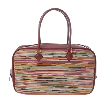 エルメス プリュム エラン  ルージュアッシュ ヴィブラート/ボックスカーフ レディース バッグ 【中古】【bag】