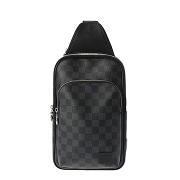 ルイ ヴィトン ダミエグラフィット アヴェニュースリングバッグ ブラック N45302 ダミエグラフィットキャンバス メンズ バッグ 【中古】【bag】