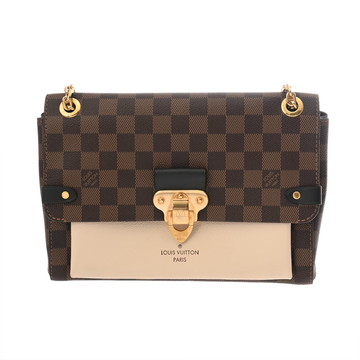 ルイ ヴィトン ダミエ ヴァヴァン PM クレーム N40113 ダミエキャンバス レディース バッグ 【中古】【bag】