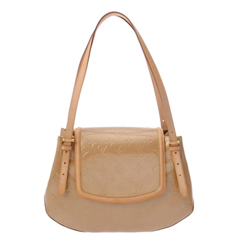 ルイ ヴィトン モノグラムヴェルニ ビスケインベイ GM ベージュ M91284 モノグラムヴェルニ レディース バッグ 【中古】【bag】