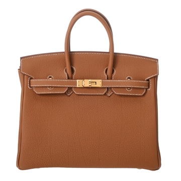 エルメス バーキン 25 ゴールド トゴ レディース バッグ 【未使用】【bag】