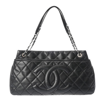 シャネル チェーントート ブラック A67292 キャビアスキン レディース バッグ 【中古】【bag】