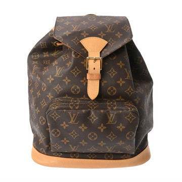 ルイ ヴィトン モノグラム モンスリ GM ブラウン M51135 モノグラムキャンバス レディース バッグ 【中古】【bag】